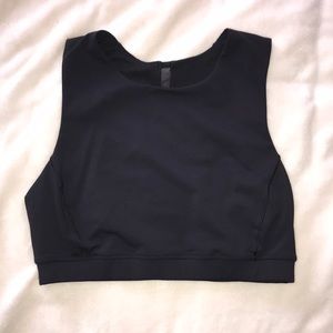 Lululemon high neck bra with mesh panel